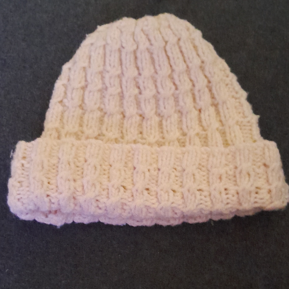 Cozy Cream Knit Beanie